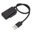 USB Optical Drive Data Cable USB to SATA 6+7Pin Slimline Notebook Optical Drive Cable USB2.0 Optical Disc Drive Cable - 2