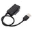 USB Optical Drive Data Cable USB to SATA 6+7Pin Slimline Notebook Optical Drive Cable USB2.0 Optical Disc Drive Cable - 3