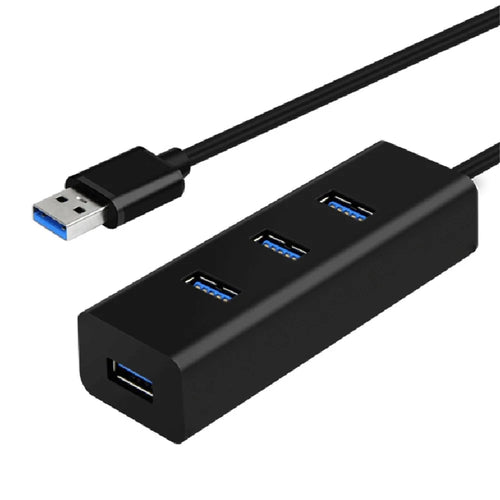 1.5m Slim 4 Port USB2.0 Hub Adapter High Speed Portable Docking Station for PC Windows MacBook Laptop Accessories Splitter - 1