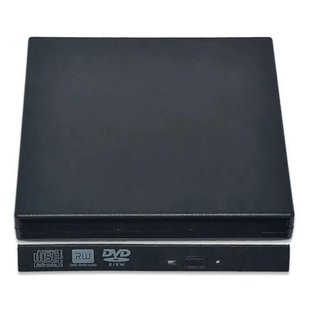 USB2.0 Slim Portable Optical Drive Enclosure 12.7mm External Optical Drive Case for Laptops, Notebooks - 1