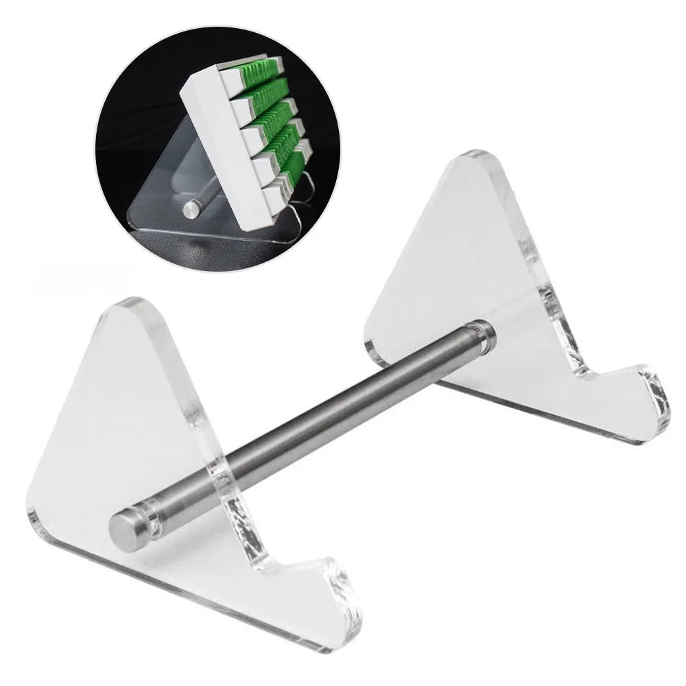 YX003-1 Transparent Gaming Keyboard Acrylic Holder Rack Home Office Keyboard Desktop Display Stand - 1
