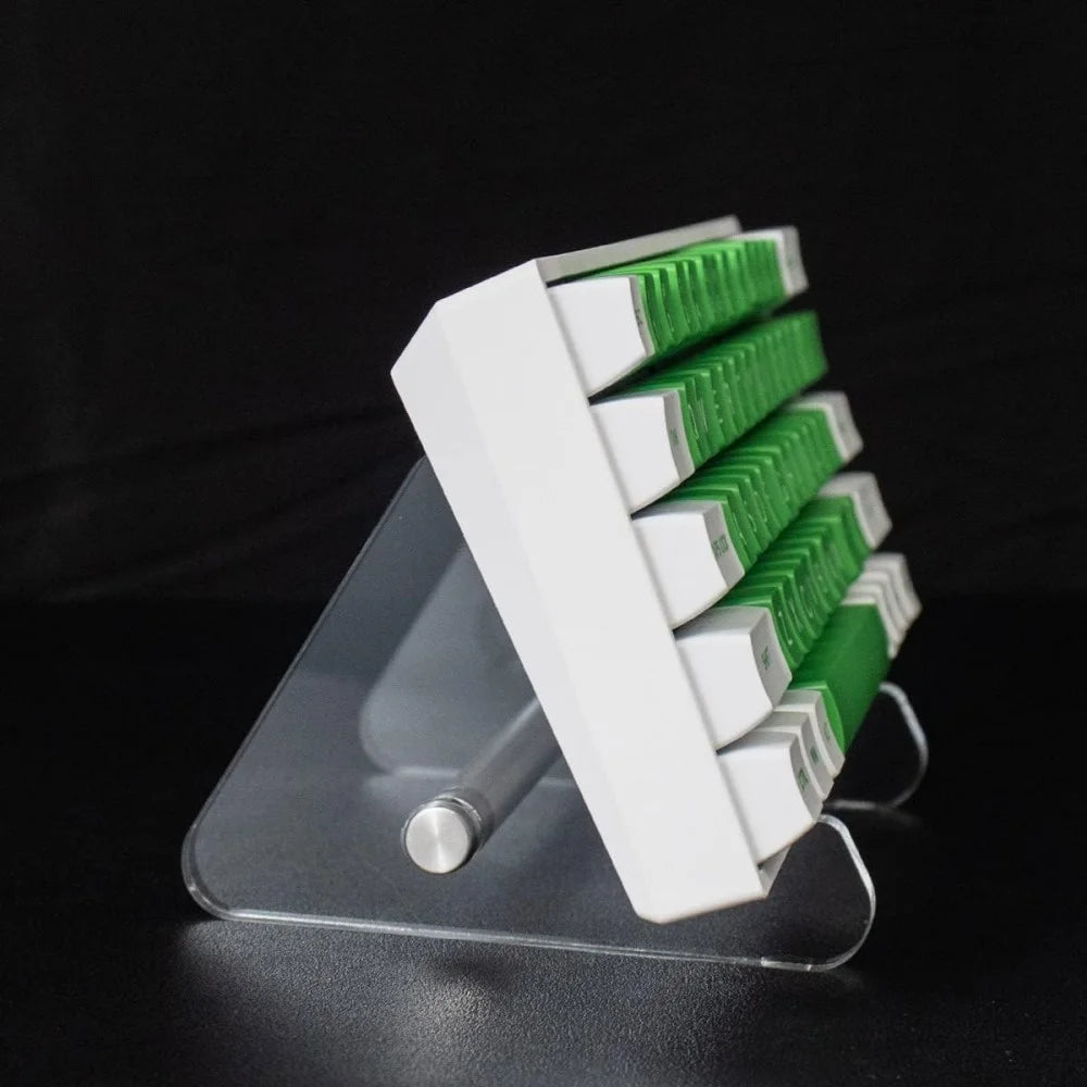YX003-1 Transparent Gaming Keyboard Acrylic Holder Rack Home Office Keyboard Desktop Display Stand - 3