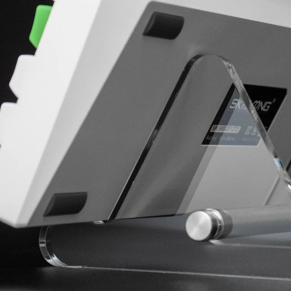YX003-1 Transparent Gaming Keyboard Acrylic Holder Rack Home Office Keyboard Desktop Display Stand - 6