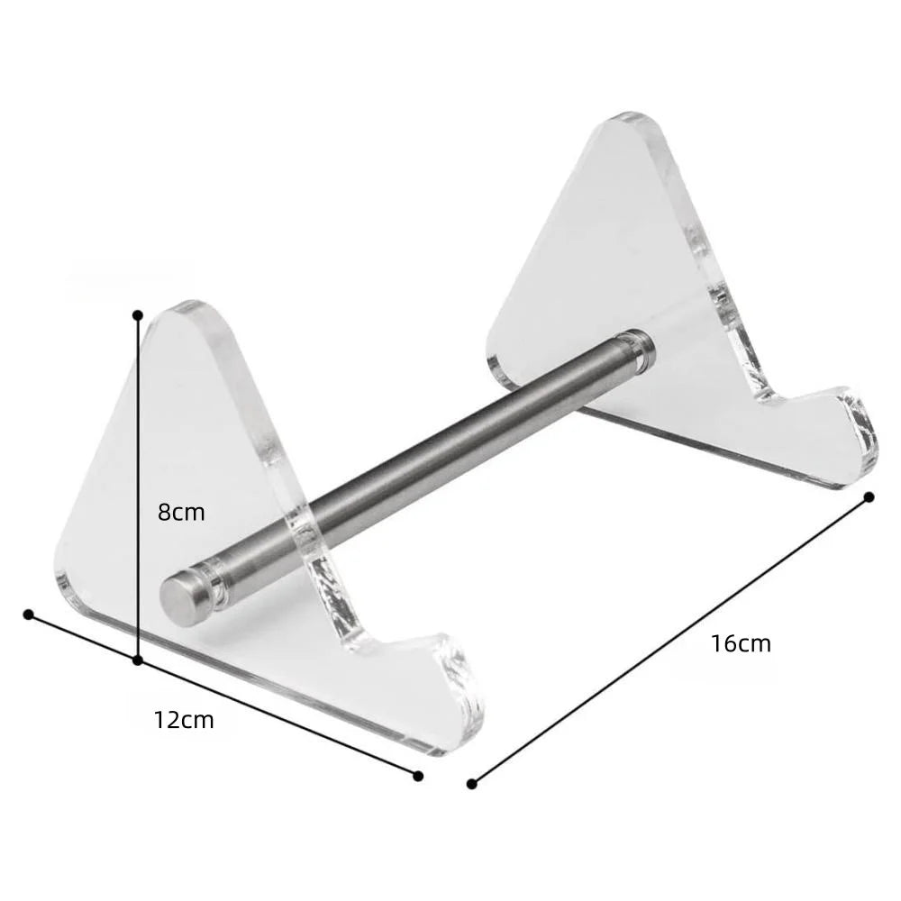 YX003-1 Transparent Gaming Keyboard Acrylic Holder Rack Home Office Keyboard Desktop Display Stand - 7