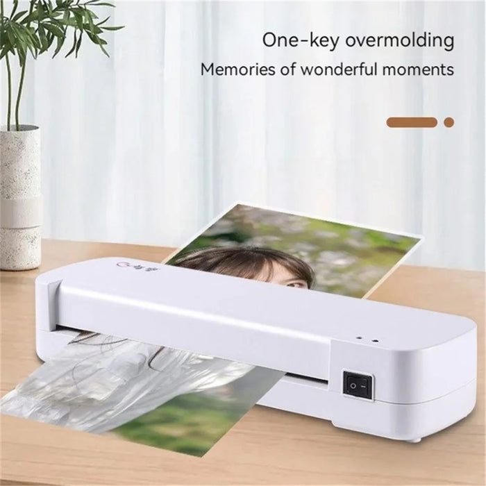 A4 Paper Laminator Home Office Hot and Cold Document Photo Laminating Machine - EU Plug - 2