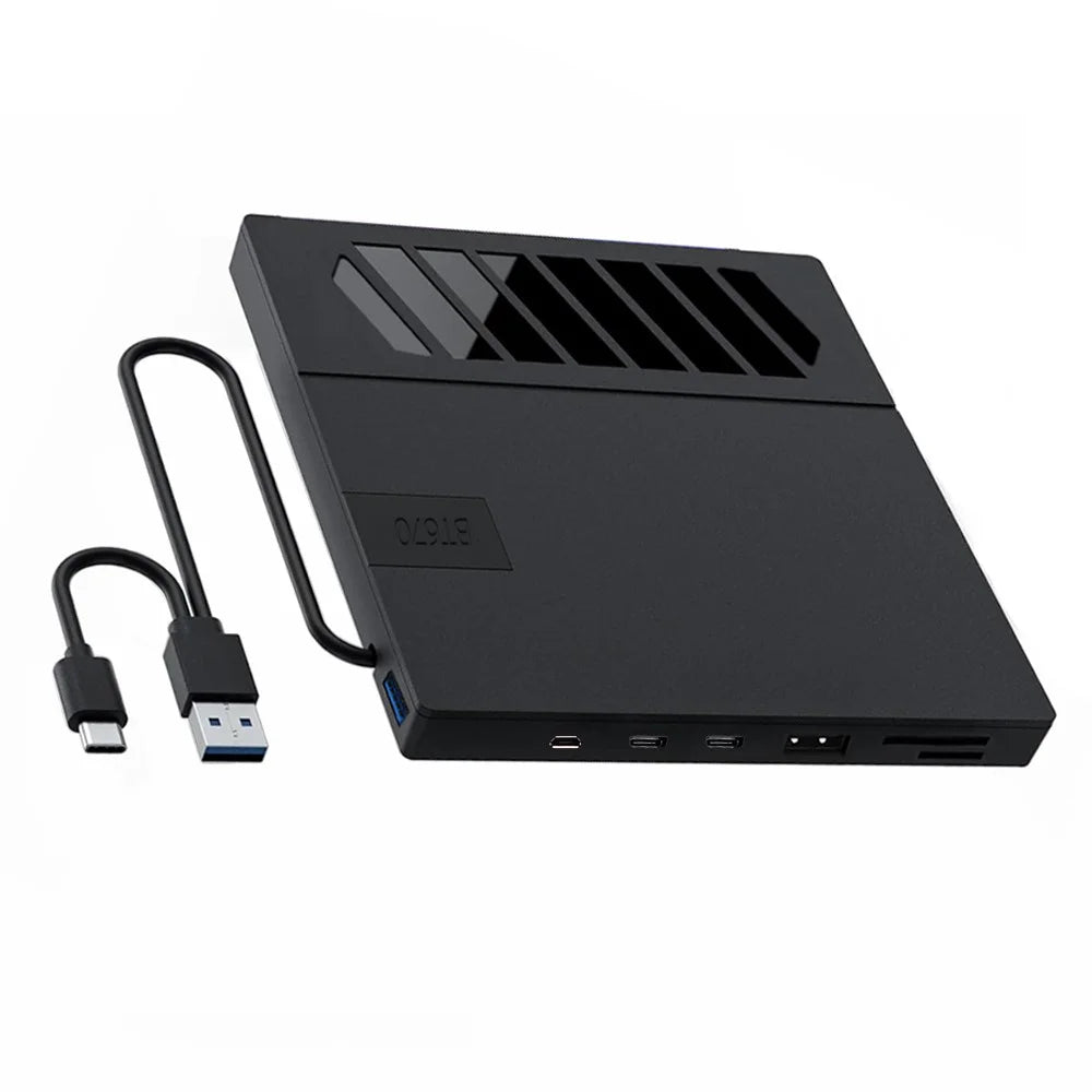 bt670 Multi-Function External Optical Drive DVD Burner Writer with SD TF Card Slot - 1