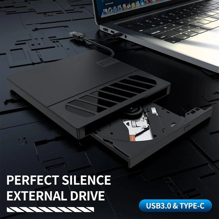 bt670 Multi-Function External Optical Drive DVD Burner Writer with SD TF Card Slot - 4