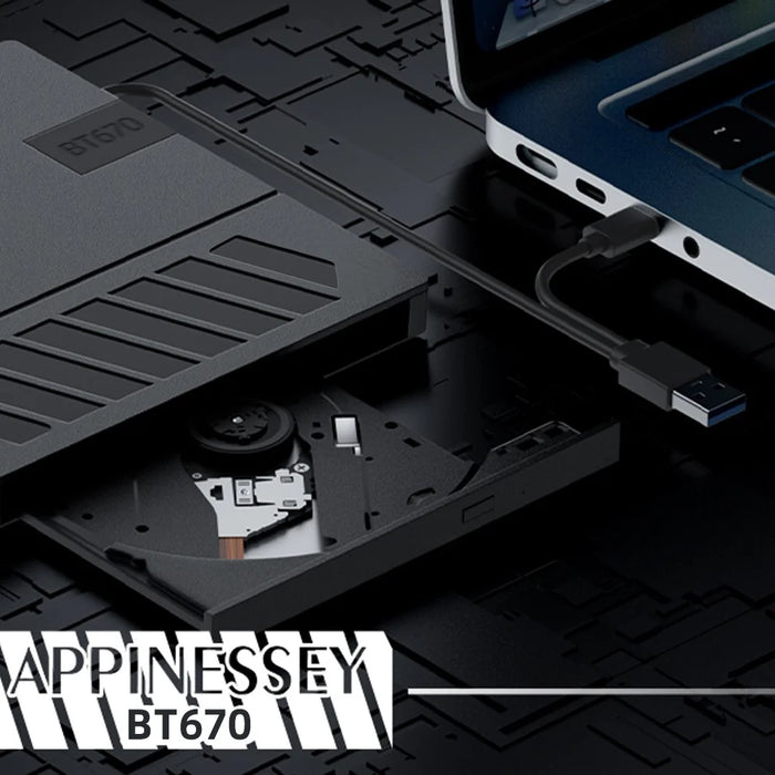 bt670 Multi-Function External Optical Drive DVD Burner Writer with SD TF Card Slot - 5