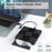 009 External DVD Drive USB 3.0+Typle C Adapter with USB Port for Laptop Computer - 2