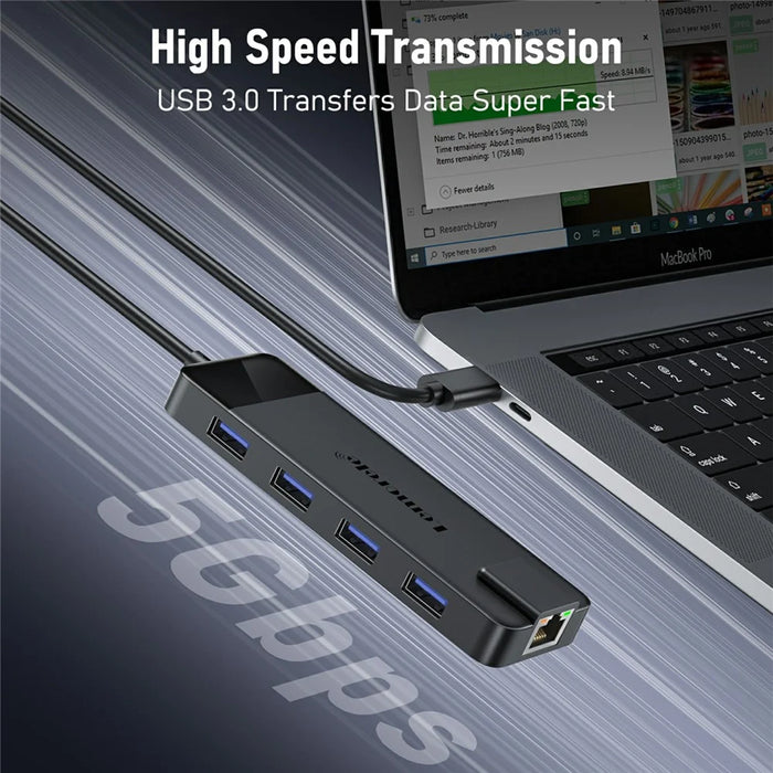 LEMORELE TC93 USB-C Docking Station 10 in 1 Hub Adapter Multiport with HD  /  Ethernet  /  Card Reader  /  PD Charging - 3