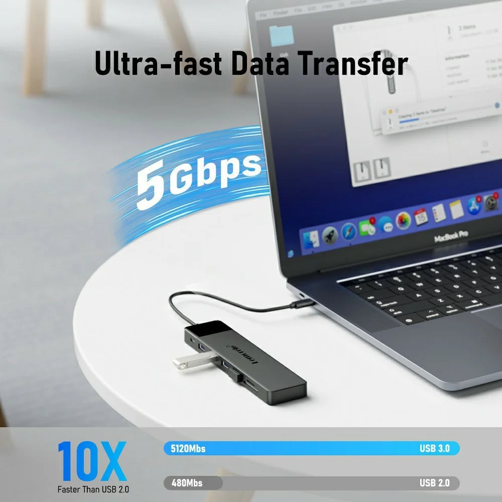 LEMORELE TC200 13 in 1 USB-C Hub Adapter Multi-Functional Docking Station with HD / VGA / USB Ports for Home / Office - 3