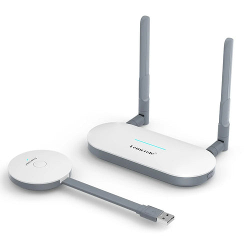 LEMORELE G60 2.4G / 5G Dual Band USB-A Wireless Presentation System 1080P HD Video Transmitter Receiver Set - 1