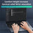 TC66 6-in-1 Laptop Stand Docking Station USB-C Hub Fast Charging Laptop Riser Folding Tablet Bracket for MacBook Pro - Silver - 2