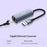 LDNIO RJ-01U USB-A to Gigabit Ethernet Adapter 1000Mbps USB to RJ45 LAN Wired Network Converter for Laptop Desktop - Grey - 2
