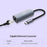 LDNIO RJ-01C USB-C to RJ45 Gigabit Ethernet Adapter 1000Mbps Wired Network Converter for Laptop Desktop -Grey - 2