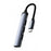 LDNIO DS-104C USB-C Hub Adapter 3 USB 2.0 Port+3.5mm Audio Interface 4-in-1 Expansion Dock for Laptop Tablet - Grey - 1