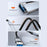 LDNIO DS-114U USB-A to 4xUSB3.0 Hub Adapter 5Gbps High Speed Aluminum Alloy Docking Station for Laptop PC - Grey - 7
