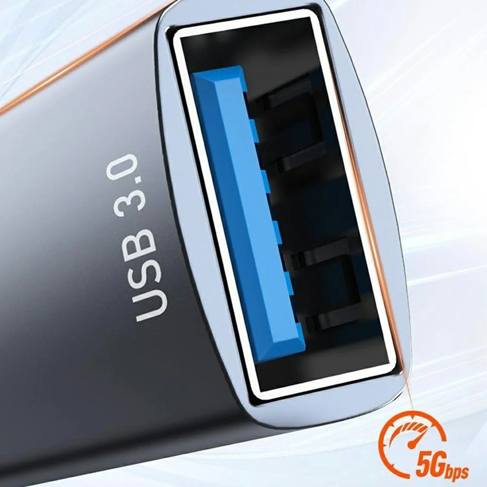 LDNIO DS-87C 7 in 1 USB-C Hub USB 3.0 + USB 2.0 Splitter Aluminum Alloy High Speed Data Transfer Adapter - Grey - 6