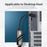 JUNSUNMAY USB 3.0 to RJ45 Gigabit Ethernet Adapter 1000Mbps High Speed Network Cable Connector - 4