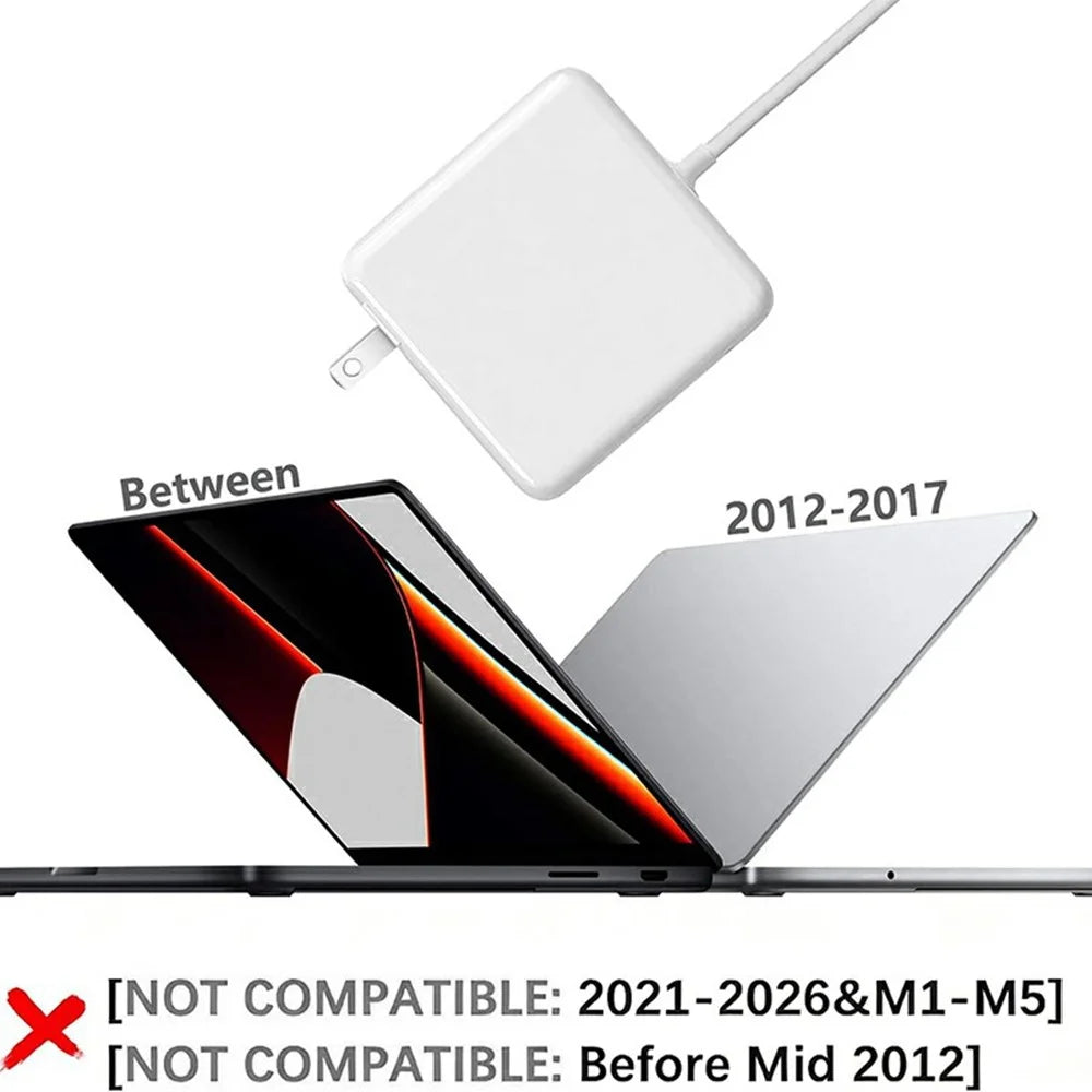 85W Mag2 T-Tip Power Adapter for MacBook Pro 15 inch with Retina Display (2015) A1398 / MacBook Pro 13 inch with Retina Display (2015) A1502 - US Plug - 2