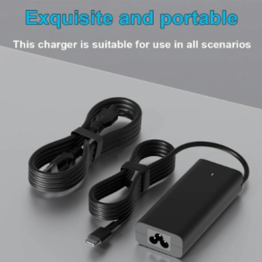 65W USB-C PD Charger 20V 3.25A Power Adapter for Dell Pro 14 / Pro 16 / 14 Plus - US Plug - 5