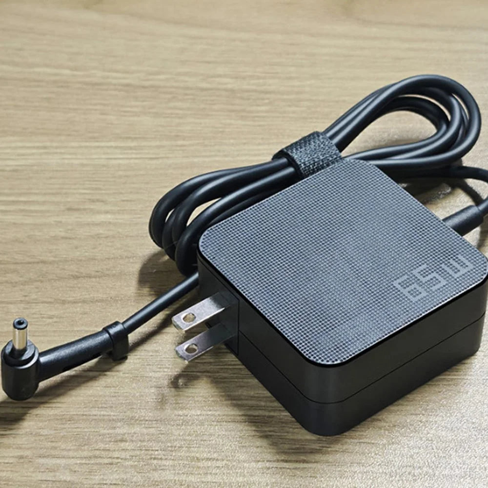 Power Adapter for ASUS VivoBook S200E  /  Zenbook UX21A  /  UX31A 19V  /  3.42A 65W 4.0mm x 1.35mm Square Portable Laptop Charger - US Plug - 2