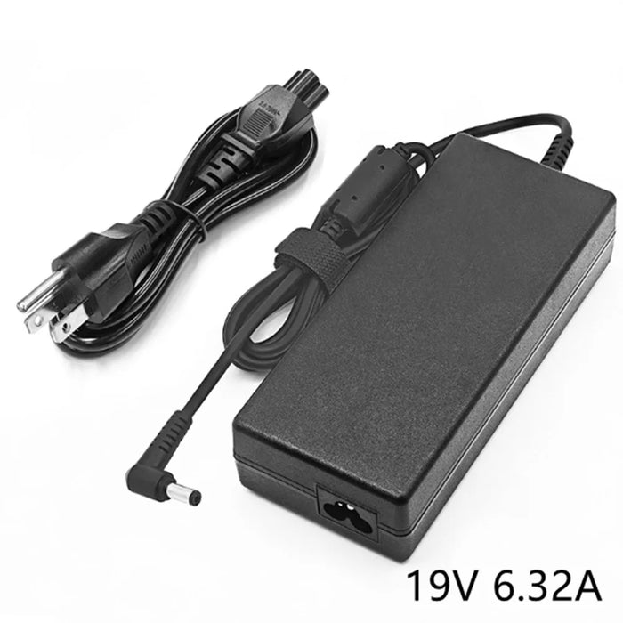 19V  /  6.32A 120W Power Adapter 5.5x2.5mm Laptop Charger Compatible with 5.5x2.1mm - US Plug - 1