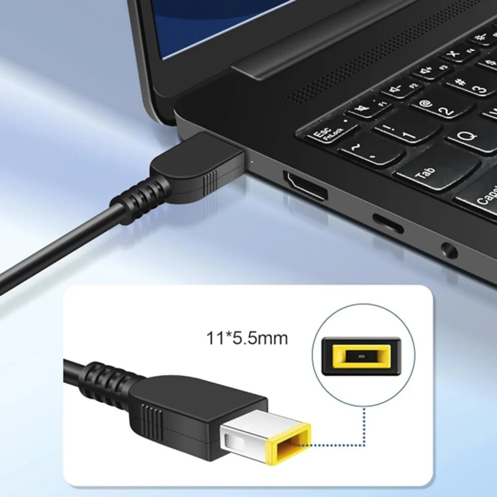 20V / 8.5A 170W Power Adapter for Lenovo Legion Y7000P 11x5.5mm Square Port Laptop Charger - EU Plug - 4