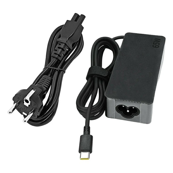 65W USB-C Charger for Huawei HP Dell Lenovo ThinkPad Yoga Chromebook Laptop Power Adapter - EU Plug - 1