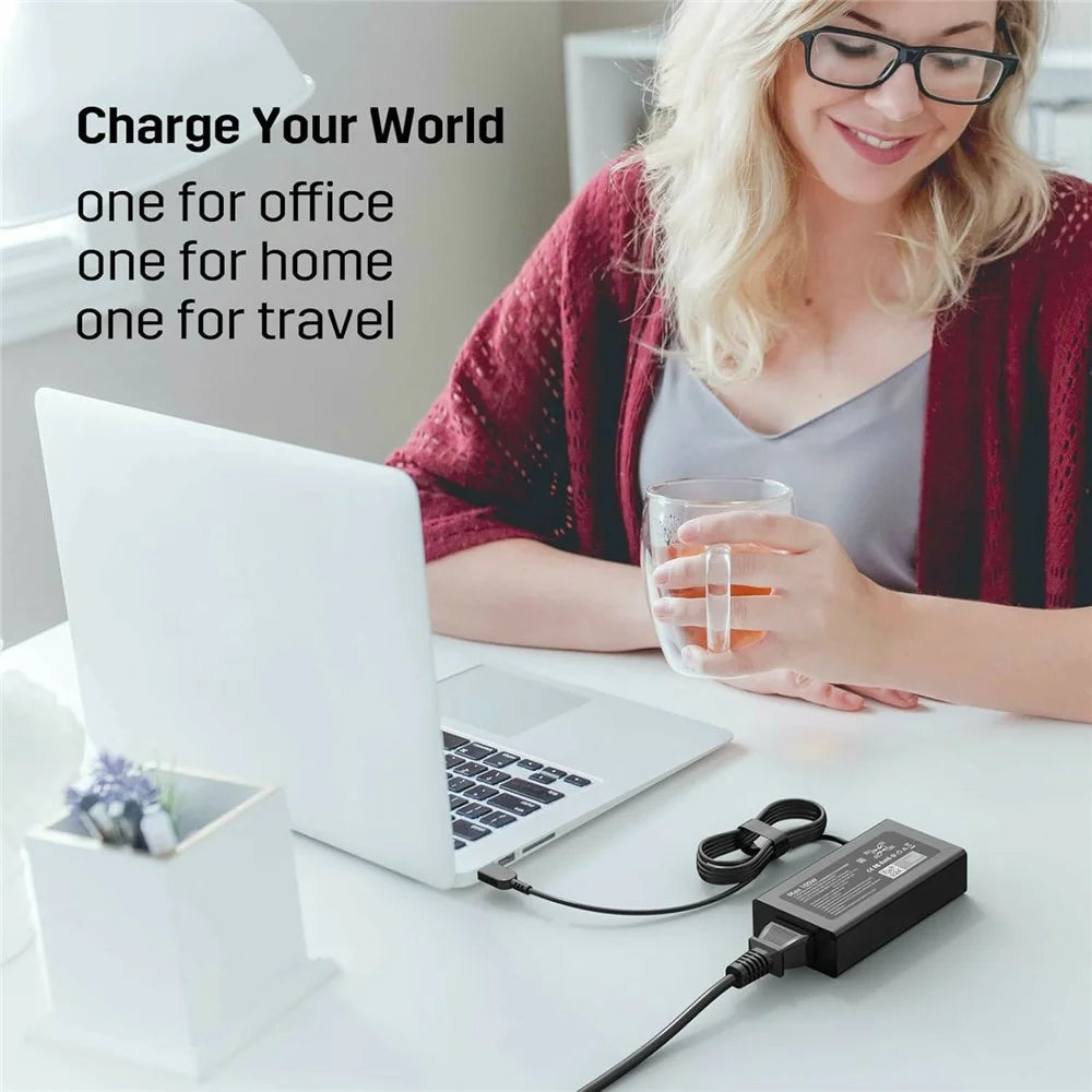 100W USB-C Laptop Charger Power Adapter for Lenovo Yoga Y9000X / 910 / IdeaPad 5 Pro 16ACH6 / ThinkBook 16p - US Plug - 4
