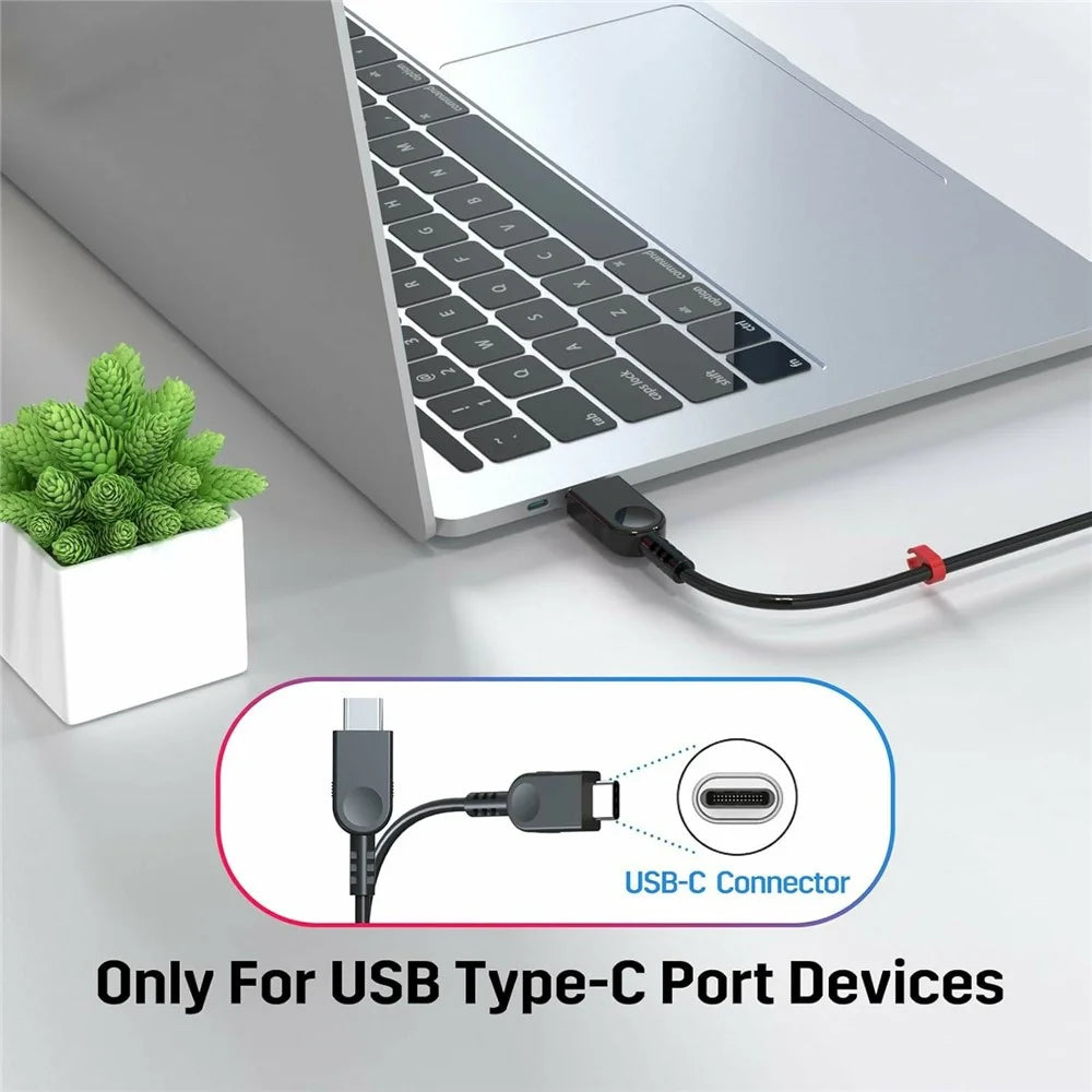 100W USB-C Laptop Charger Power Adapter for Lenovo Yoga Y9000X / 910 / IdeaPad 5 Pro 16ACH6 / ThinkBook 16p - US Plug - 5