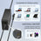 65W Laptop Charger for Microsoft Surface Pro 11  /  10  /  9  /  8  /  7 15V  /  4A Power Adapter with 5V  /  1A USB Port - US Plug - 3