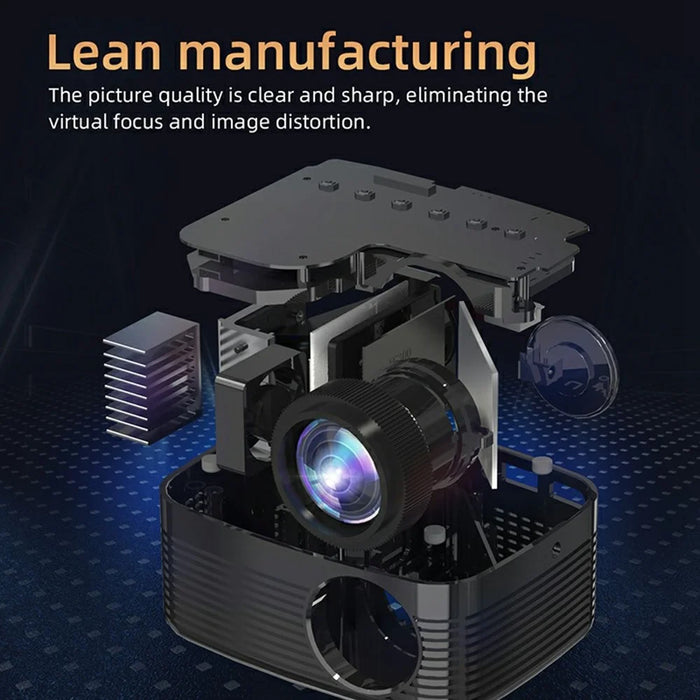 T11 Mini Portable Multi-Function Projector Home Theater HD Video Projector - EU Plug - 6