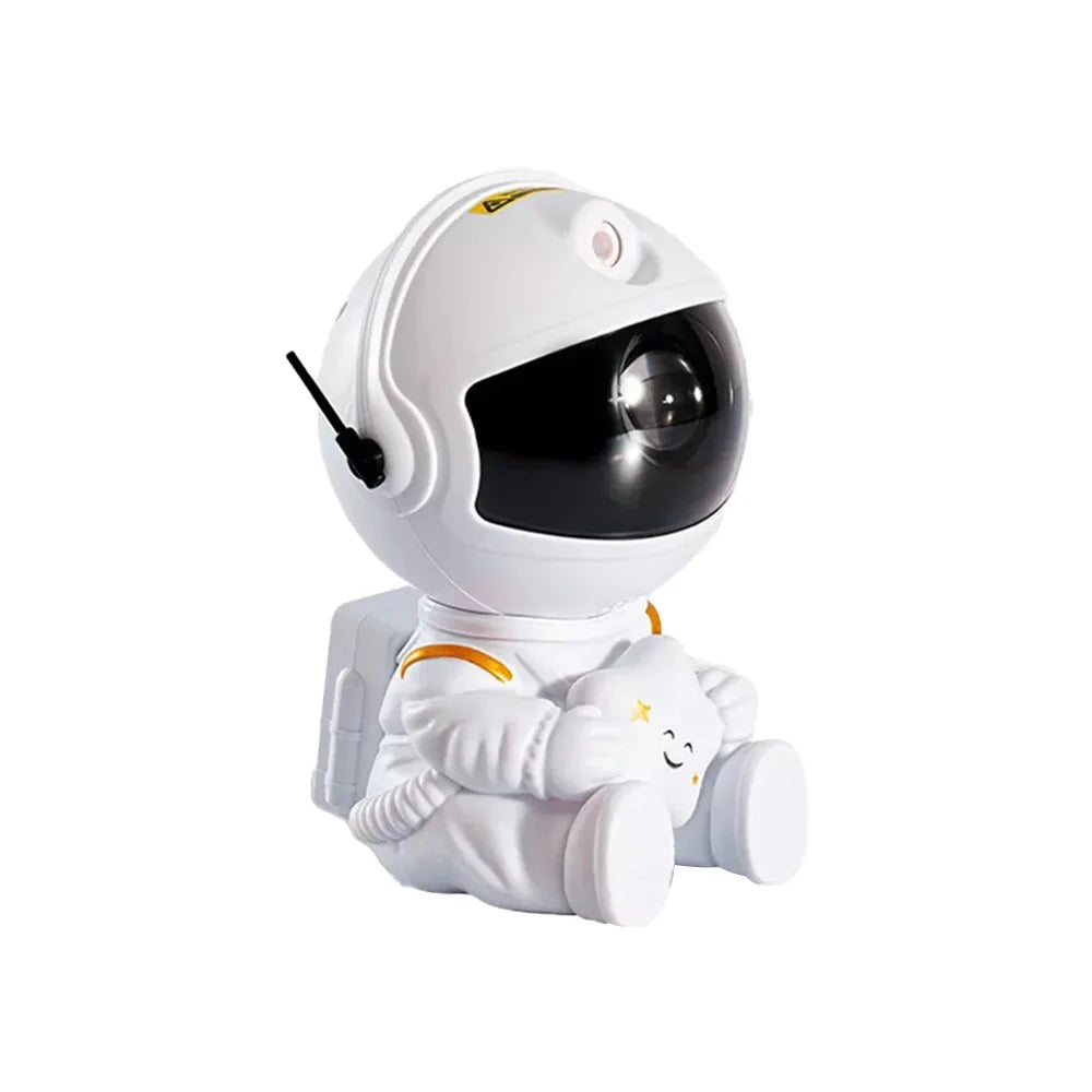 Astronaut Projector Starry Sky Galaxy Projector Night Light LED Lamp for Bedroom Room Decor - Star / White - 1