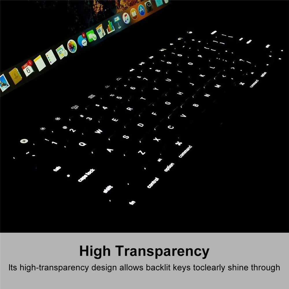 ENKAY HAT PRINCE Ultra-thin TPU Dust-proof Keyboard Protective Cover [US Version] for MacBook Air 13.3-inch (A2179/A2337) - 4