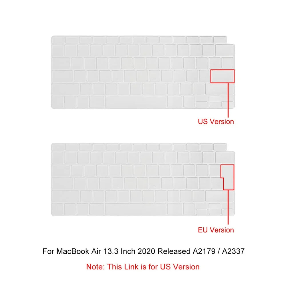 ENKAY HAT PRINCE Ultra-thin TPU Dust-proof Keyboard Protective Cover [US Version] for MacBook Air 13.3-inch (A2179/A2337) - 6