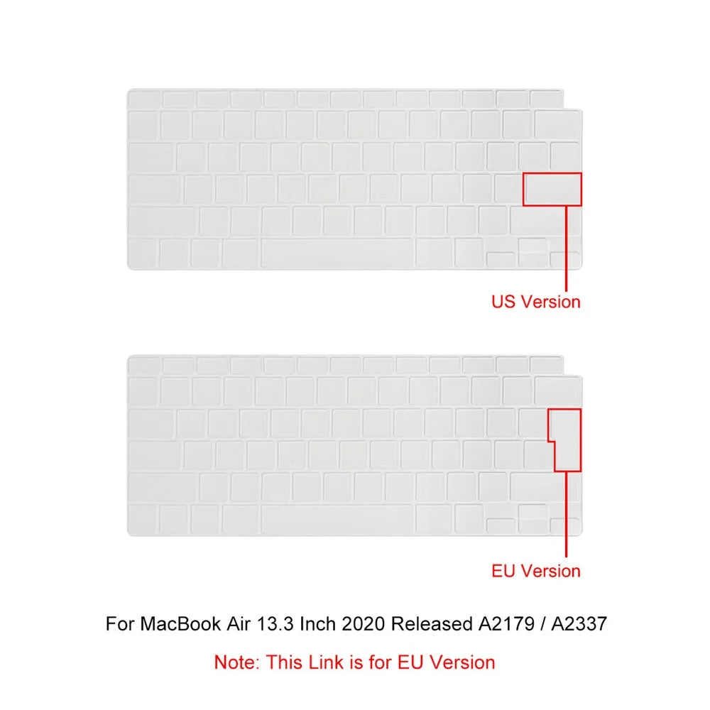 ENKAY HAT PRINCE Ultra-thin TPU Dust-proof Keyboard Protective Film [EU Version] for MacBook Air 13.3-inch (A2179/A2337) - 6