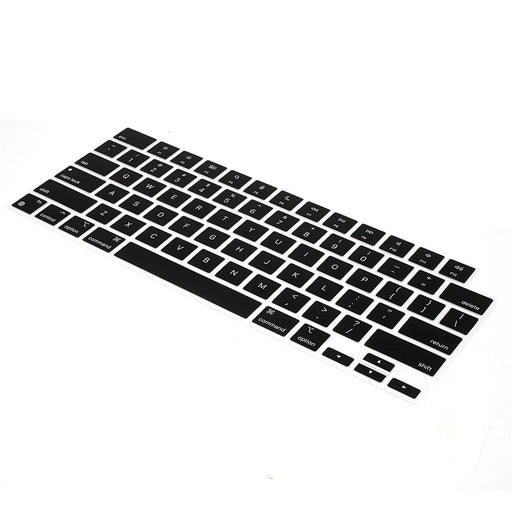 Black Silk Printing Design Keyboard Cover Soft TPU Keyboard Protection Film Case for EU Version MacBook Pro 14.2'' (A2442) / Pro 16.2'' (A2485) - 2