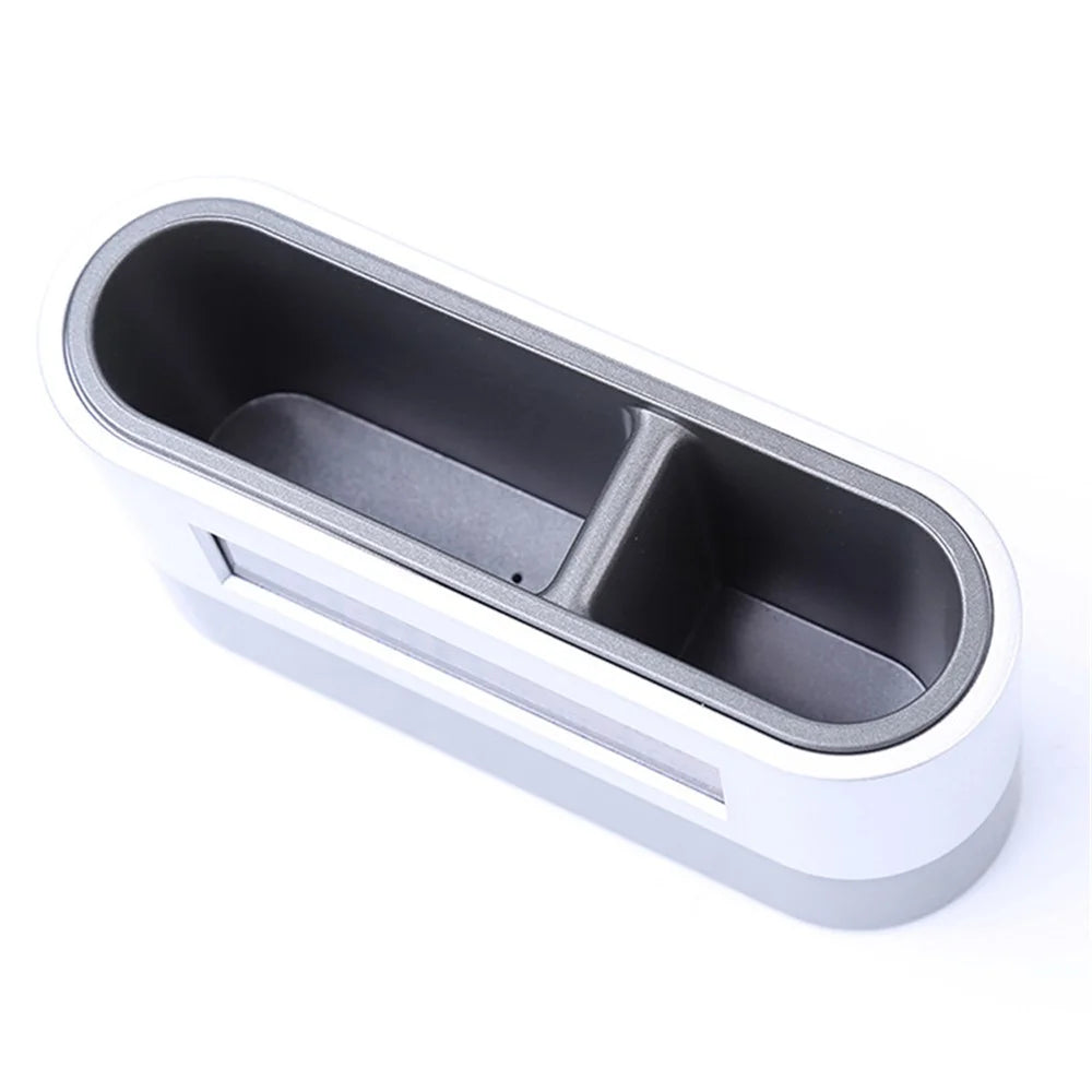 Pen Holder Organizer with LCD Screen Clock Function Temperature Perpetual Calendar Display Countdown Alarm Snooze Mode - 6
