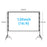16:9 84-inch Folded HD Projector Screen Outdoor High Resolution Projection Screen Cloth with Portable Bracket - 7