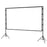 120-Inch 2.65mx1.5m Indoor Outdoor Projection Curtain 16:9 Movie Projector Screen with Stand Storage Bag - 1