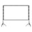 100-Inch 2.21mx1.25m 16:9 Projection Curtain Movie Projector Screen with Stand for Home Theater Office Backyard - 1
