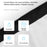 100-Inch 2.21mx1.25m 16:9 Projection Curtain Movie Projector Screen with Stand for Home Theater Office Backyard - 2