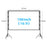100-Inch 2.21mx1.25m 16:9 Projection Curtain Movie Projector Screen with Stand for Home Theater Office Backyard - 6