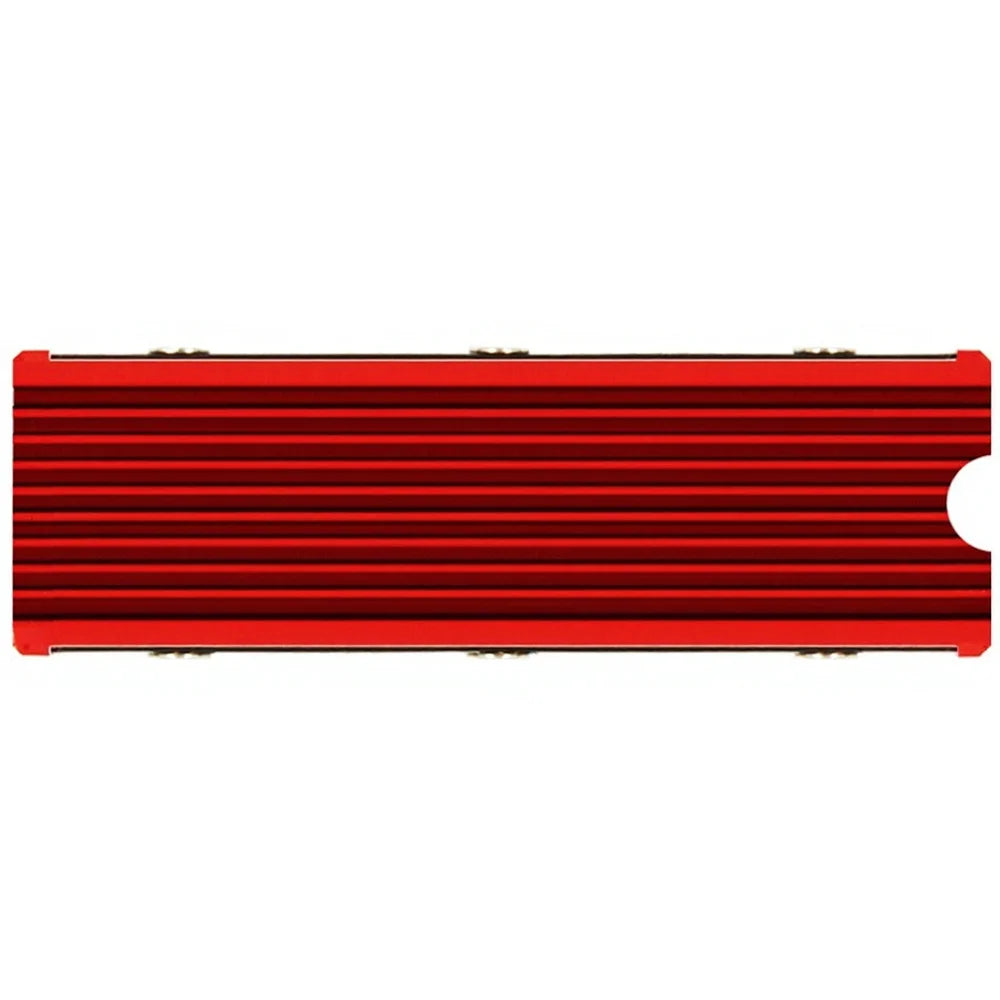 JEYI Cool Warship 2280 M.2 NVMe SSD Heatsink Double-Sided Thermal Silicone For PS5 SSD Cooling Vest - Red - 1