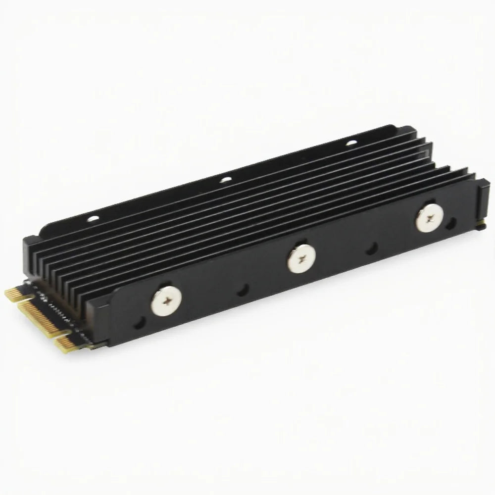 JEYI Cool Warship 2280 M.2 NVMe SSD Heatsink Double-Sided Thermal Silicone For PS5 SSD Cooling Vest - Red - 4