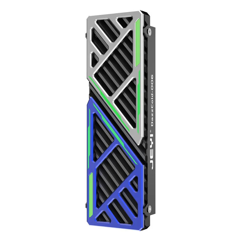 JEYI M.2 2280 SSD Heatsink Ultra Thin Aluminum Cooling Fan for PS5 / Graphics Card NVMe SSD Cooler Heat Dissipation - 2