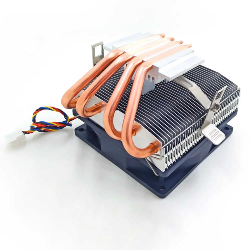 SNOWMAN 4 Copper Pipe CPU Cooling Fan with Colorful Light Down-Blow Down-Press CPU Radiator M400 Support 4-Pin Temperature Control - 3