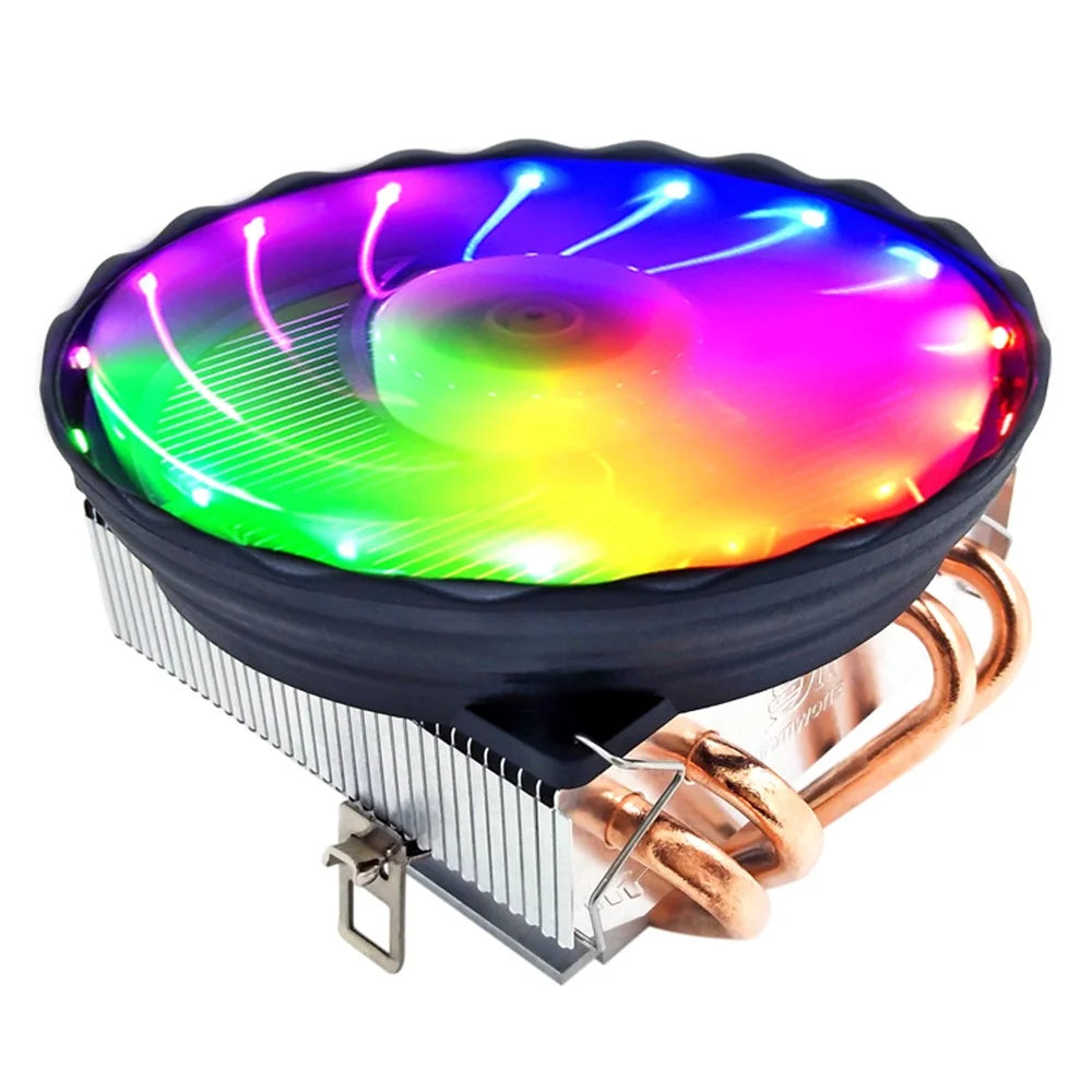 SNOWMAN 4 Copper Pipe CPU Cooling Fan with Colorful Light Down-Blow Down-Press CPU Radiator M400 Support 4-Pin Temperature Control - 5