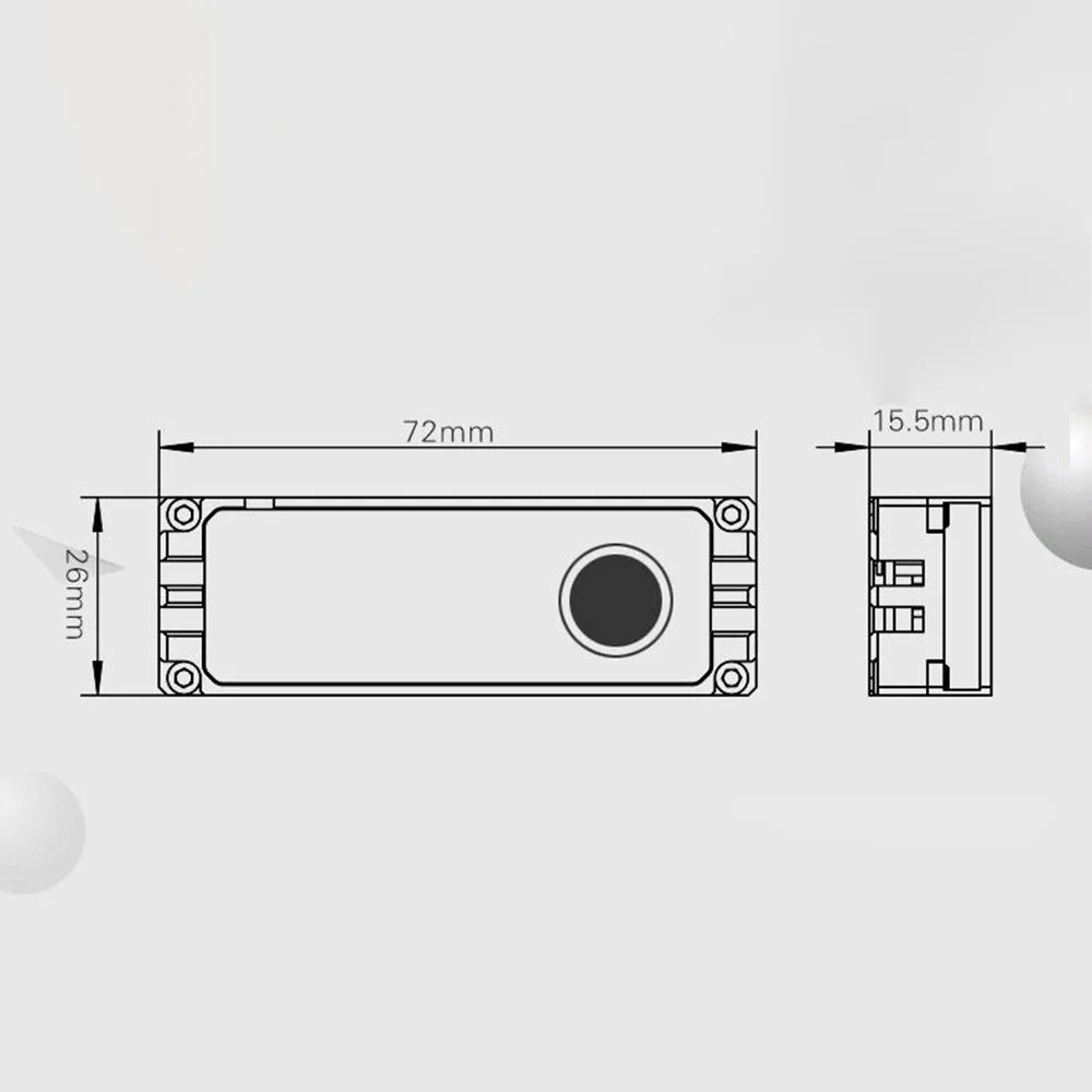 M.2 SSD Heatsink Cooler Temperature Digital Display Cooling Plate with Cooling Fan Dissipation Radiator - Silver - 6